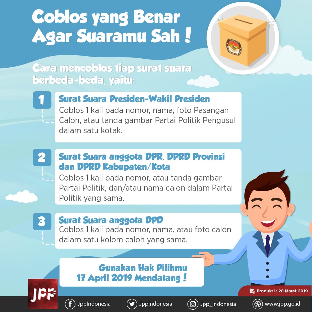 Coblos yang Benar Agar Suaramu Sah - 20190328